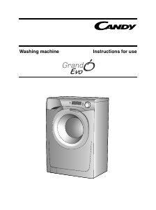 Manual Candy EVOS 7122DS-80 Washing Machine