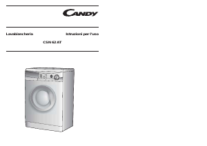 Manuale Candy CSN 62 AT-01S Lavatrice