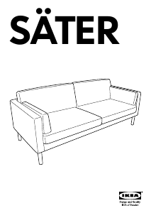 Bruksanvisning IKEA SATER Soffa