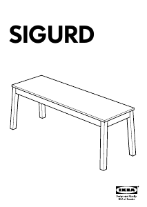 Bruksanvisning IKEA SIGURD Soffa