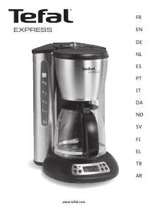 Kullanım kılavuzu Tefal CM410132 Express Kahve makinesi