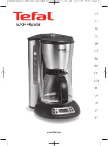 Rokasgrāmata Tefal CM415530 Express Kafijas automāts