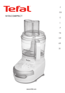 Kullanım kılavuzu Tefal FP4121AE Vitacompact Mutfak robotu