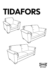 Bruksanvisning IKEA TIDAFORS Soffa
