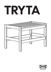 Návod IKEA TRYTA Pohovka