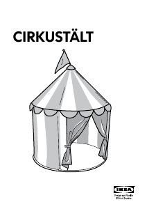 Käyttöohje IKEA CIRCUSTALT Teltta