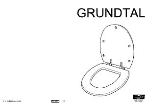 Bedienungsanleitung IKEA GRUNDTAL Toilettensitz