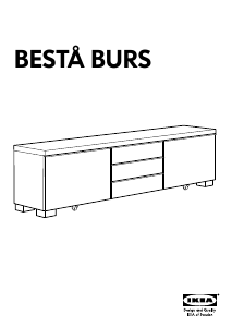 Bruksanvisning IKEA BESTA BURS TV-benk