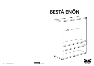 Bruksanvisning IKEA BESTA ENON TV-benk