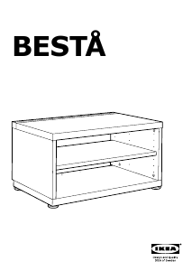 Brugsanvisning IKEA BESTA TV-møbel