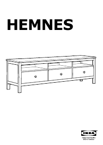 Руководство IKEA HEMNES Тумба под телевизор