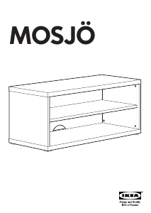 Manual de uso IKEA MOSJO Mueble TV