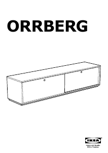 Manual IKEA ORRBERG Móvel TV