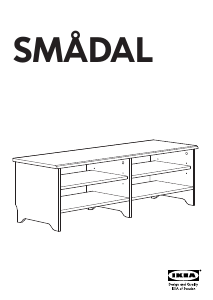 Manuál IKEA SMADAL Televizní stolek