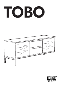 Manuál IKEA TOBO (170x50x66) Televizní stolek