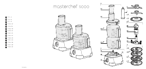 Посібник Tefal DO514110 Masterchef 5000 Кухонний комбайн