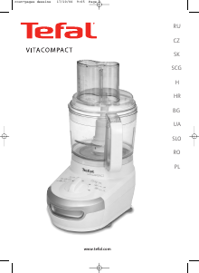 Посібник Tefal FP413DAE Vitacompact Кухонний комбайн