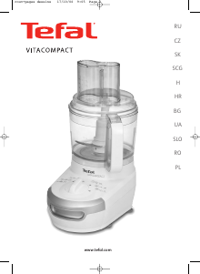 Руководство Tefal FP4111A7 Vitacompact Кухонный комбайн