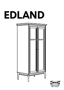Руководство IKEA EDLAND Гардероб