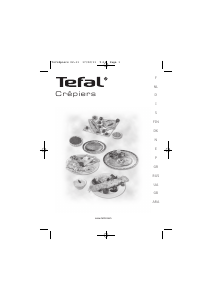 Manual Tefal PY300312 Crepiers Máquina de Crepes