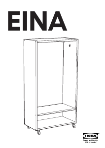 Kasutusjuhend IKEA EINA Riidekapp