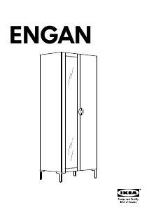 Rokasgrāmata IKEA ENGAN Drēbju skapis