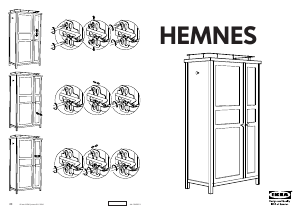 Käyttöohje IKEA HEMNES Vaatekaappi