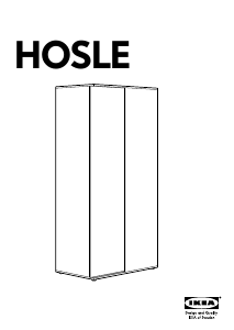 Használati útmutató IKEA HOLSE Gardrób