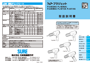 説明書 シュアー PJ-216A ヒートガン