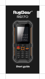 Руководство RugGear RG170 Мобильный телефон
