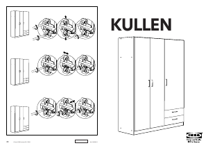 Návod IKEA KULLEN Šatník