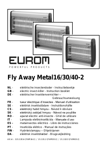 Käyttöohje Eurom Fly Away Metal 16-2 Tuholaiskarkotin