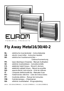 Manual Eurom Fly Away Metal 30-2 Pest Repeller