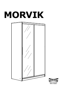 Brugsanvisning IKEA MORVIK Garderobeskab