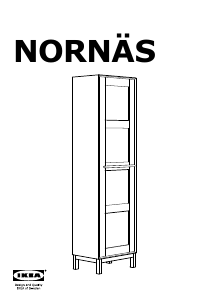 Bruksanvisning IKEA NORNAS Garderobeskap