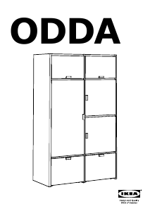Priročnik IKEA ODDA Garderobna omara
