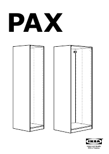 Vadovas IKEA PAX Drabužių spinta