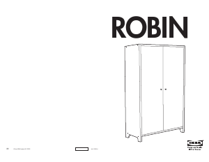 Brugsanvisning IKEA ROBIN Garderobeskab