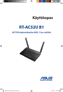 Käyttöohje Asus RT-AC52U B1 Reititin