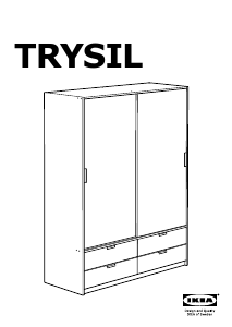 Manuál IKEA TRYSIL Šatní skříň