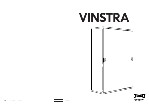 Manuál IKEA VINSTRA Šatní skříň