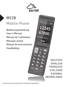 Manuale Switel M228 Telefono cellulare