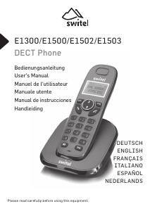 Handleiding Switel E1503 Draadloze telefoon