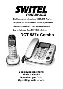 Mode d’emploi Switel DCT5872 Téléphone sans fil