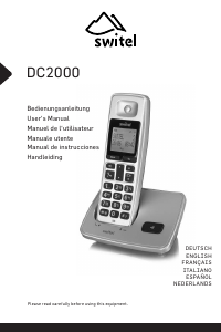 Mode d’emploi Switel DC2000 Téléphone sans fil