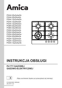 Instrukcja Amica PGCD6101ApFB Płyta do zabudowy