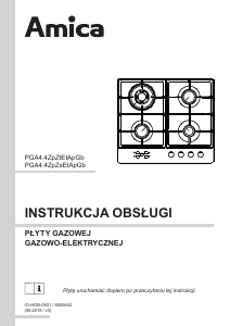 Instrukcja Amica PGCA6101ApFTB Płyta do zabudowy
