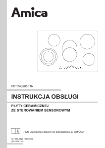 Instrukcja Amica PC7511FT Płyta do zabudowy
