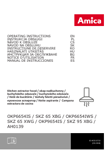 Manual de uso Amica OKP 9654 IS Campana extractora