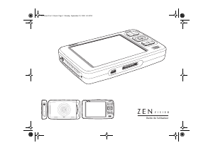 Mode d’emploi Creative ZEN Vision Lecteur Mp3